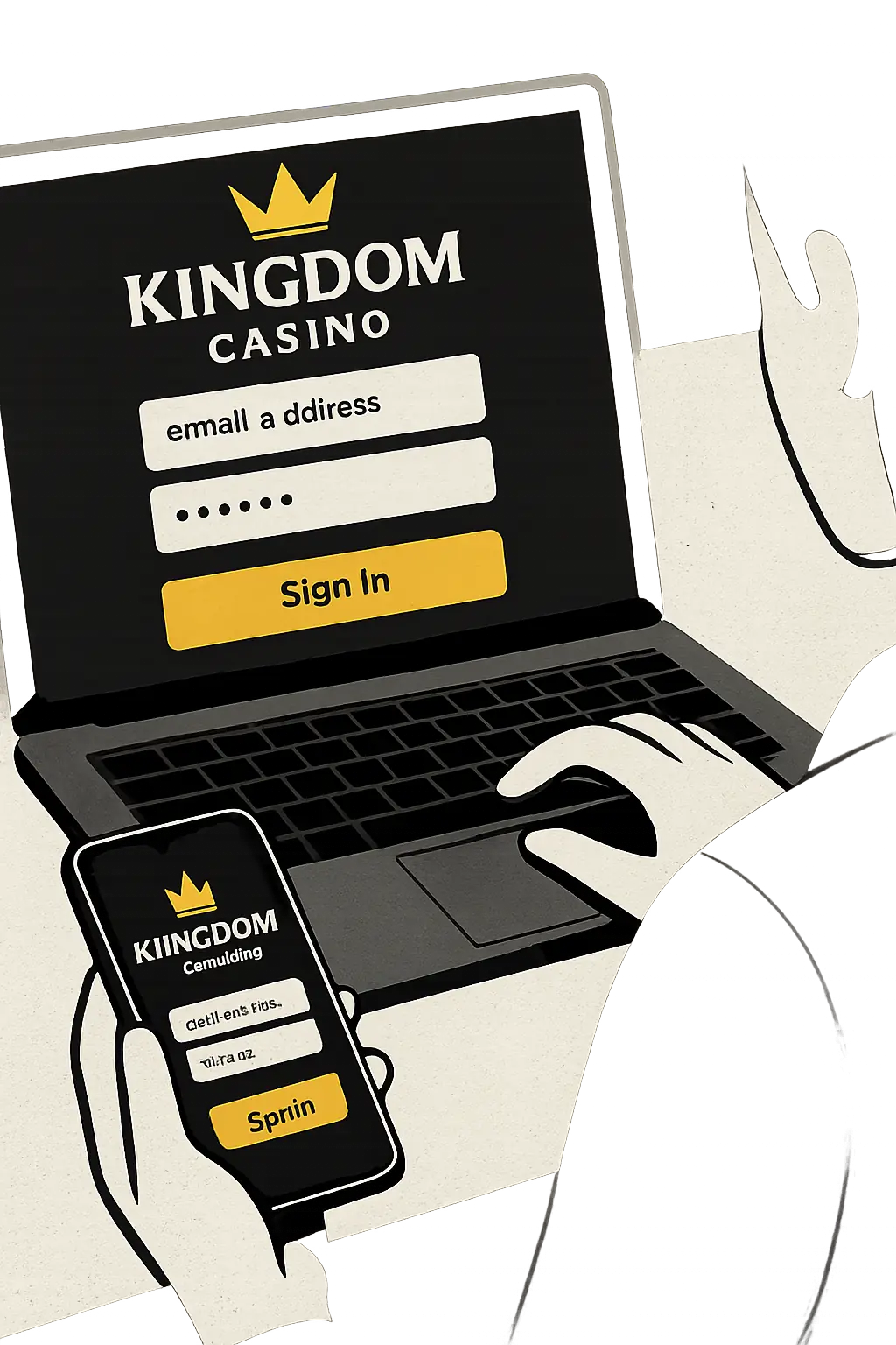 Kingdom Casino Login – Sign In to Your Account visual guide for Kingdom Casino